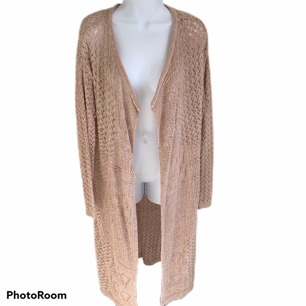 Knox Rose Long Pink Sweater XL